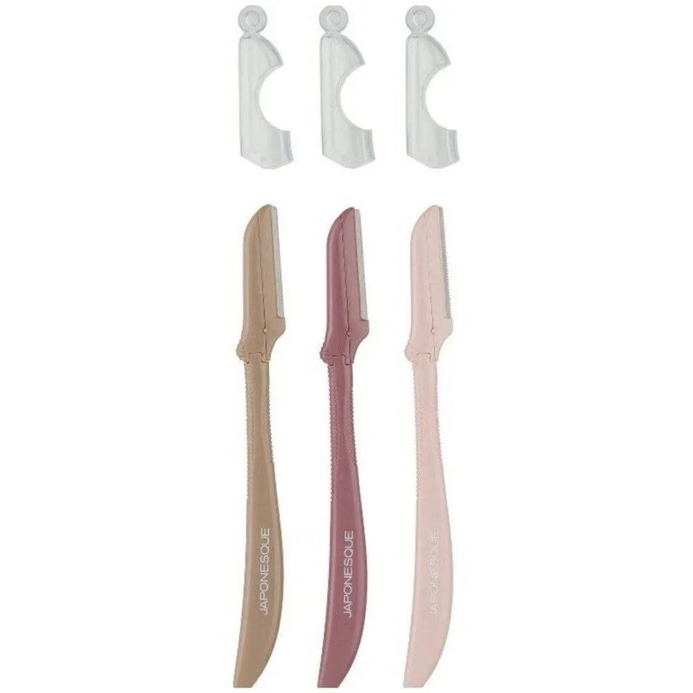 JAPONESQUE Precision Dermaplaner Facial Brush Razors 3ct - New